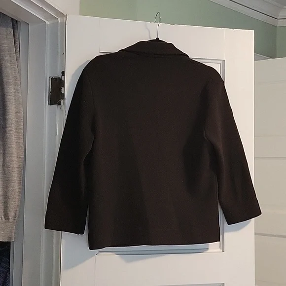 Vintage 1950s Brown Wool Mohair Sweater Blazer Cardigan - M Scotland - Picture 2 of 4